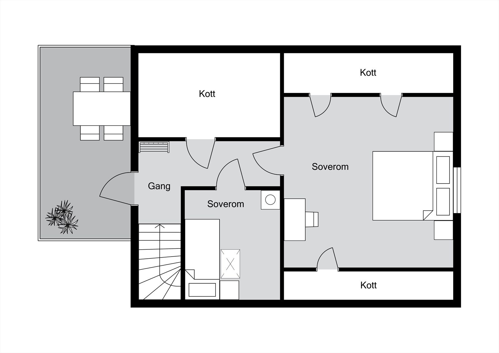 Plantegning - Loftsetasjen Galleribilde