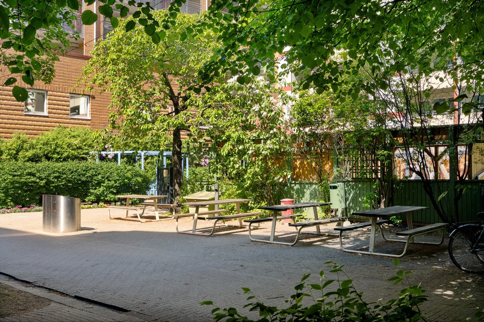 Felles gårdsrom /bakgård. Galleribilde