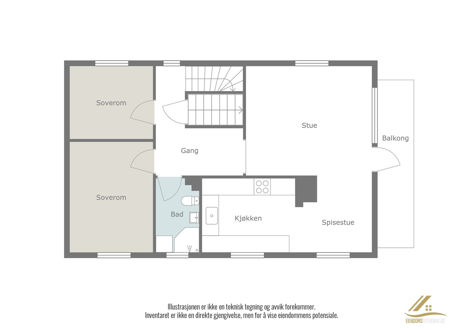 Plantegning Galleribilde