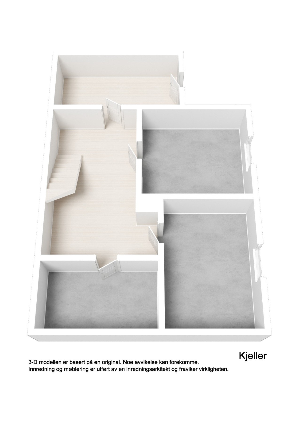 Plantegning kjeller Galleribilde