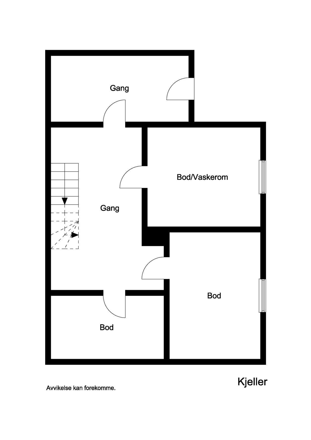 Plantegning loft Galleribilde