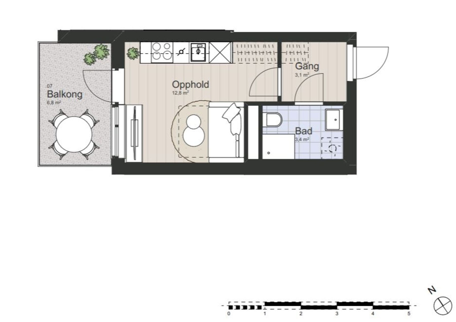 Planskisse B2-207 Galleribilde