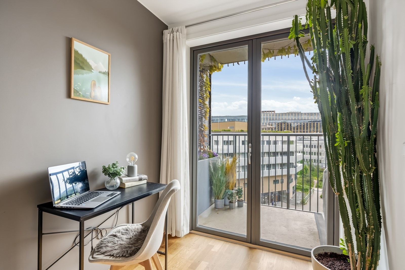 Her har du direkte utgang til balkongen. Galleribilde