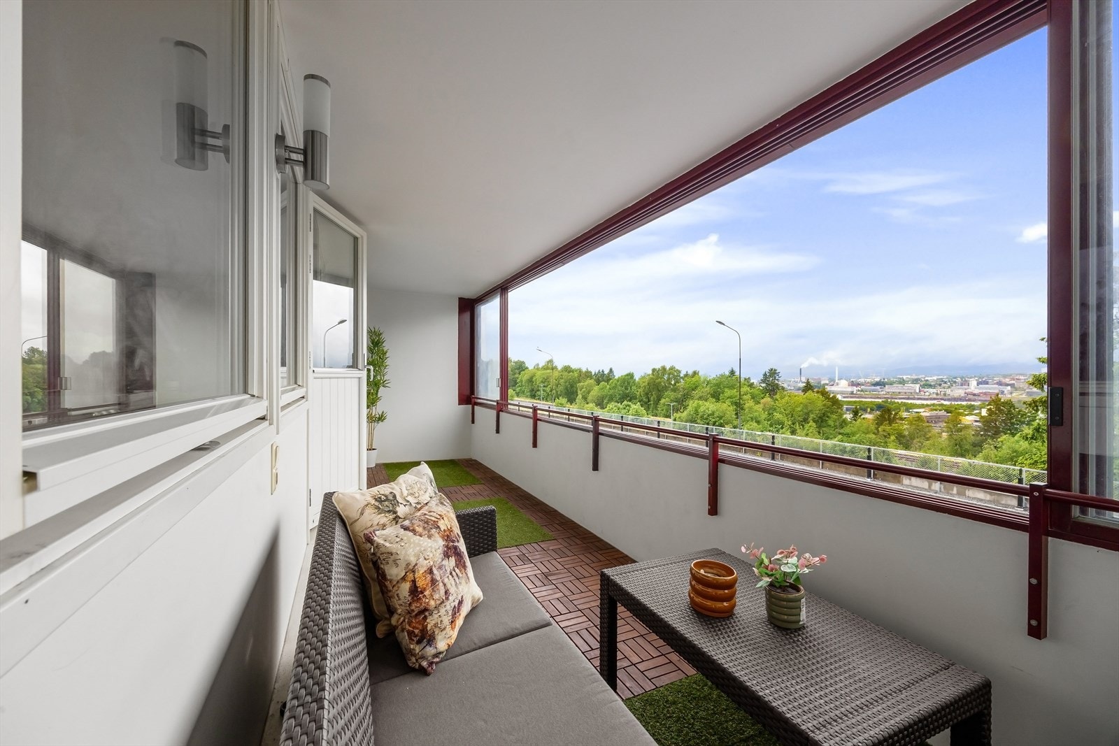 Lys og romslig 3-roms leilighet med fantastisk utsikt over Oslo. Galleribilde