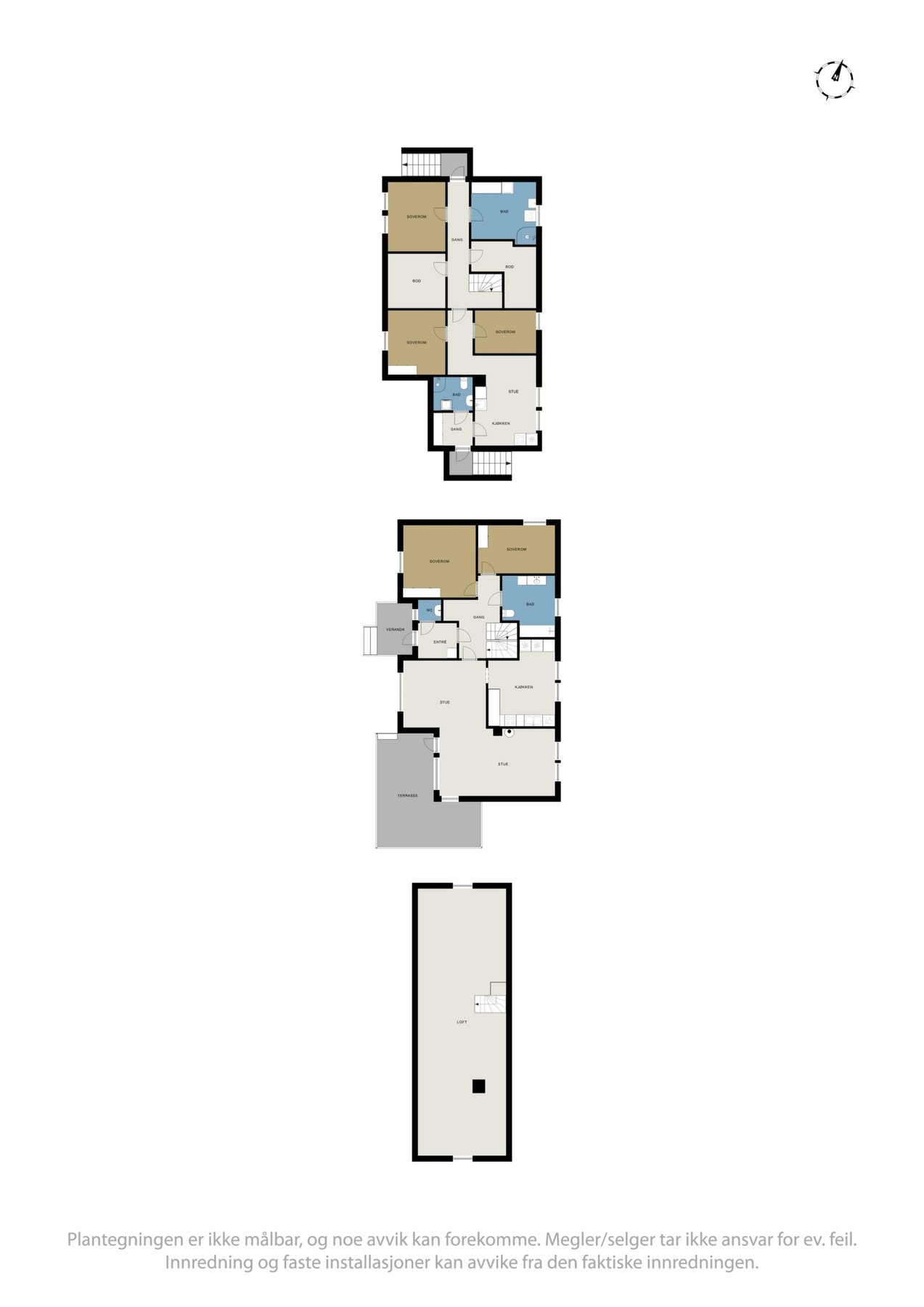 Plantegning Galleribilde