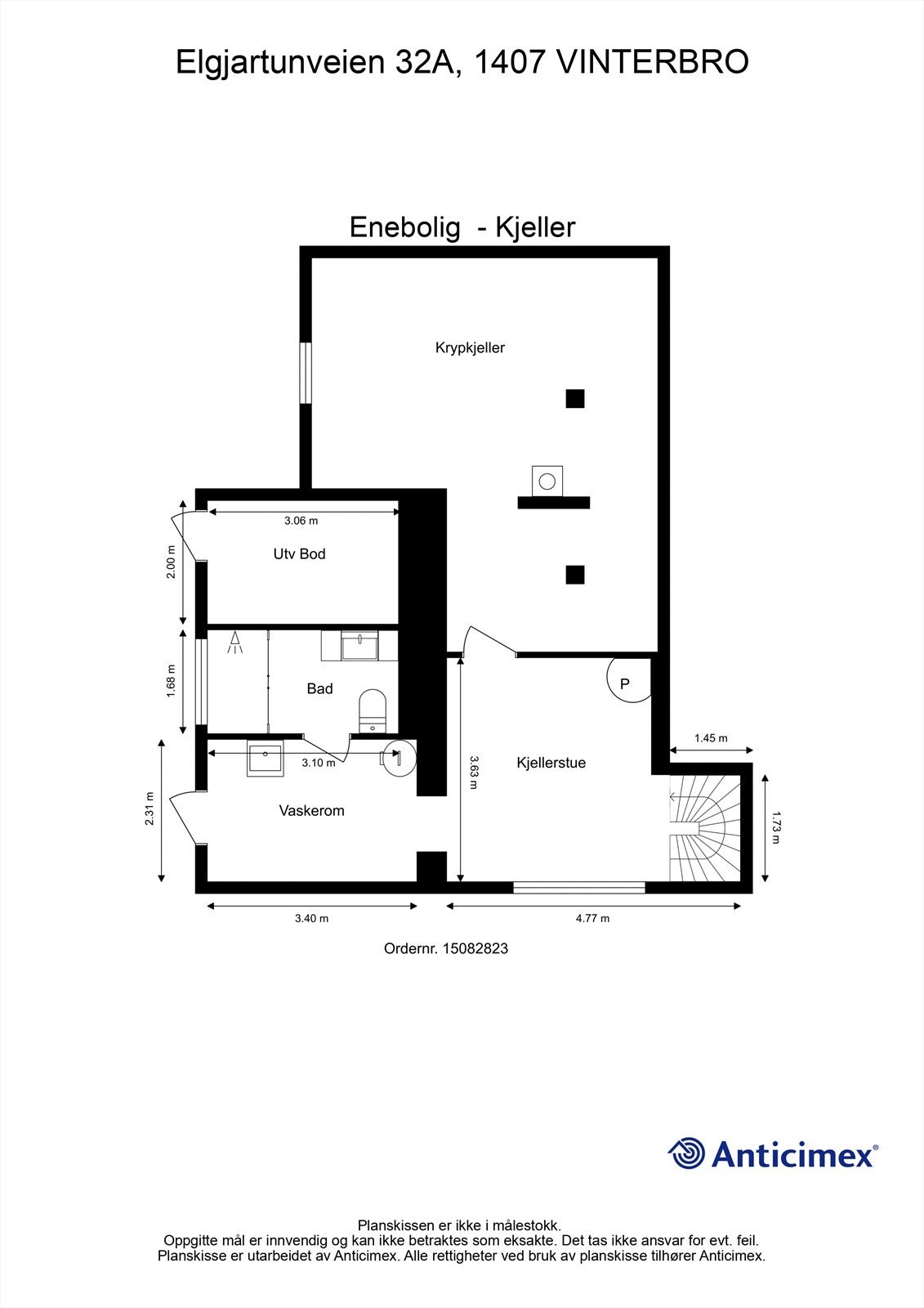 Plantegning Kjeller Galleribilde