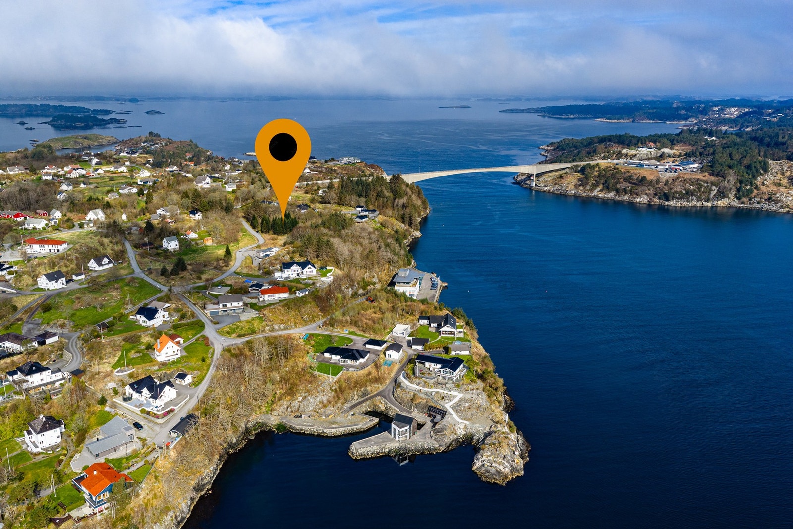 Sett fra fugle perspektivet Galleribilde