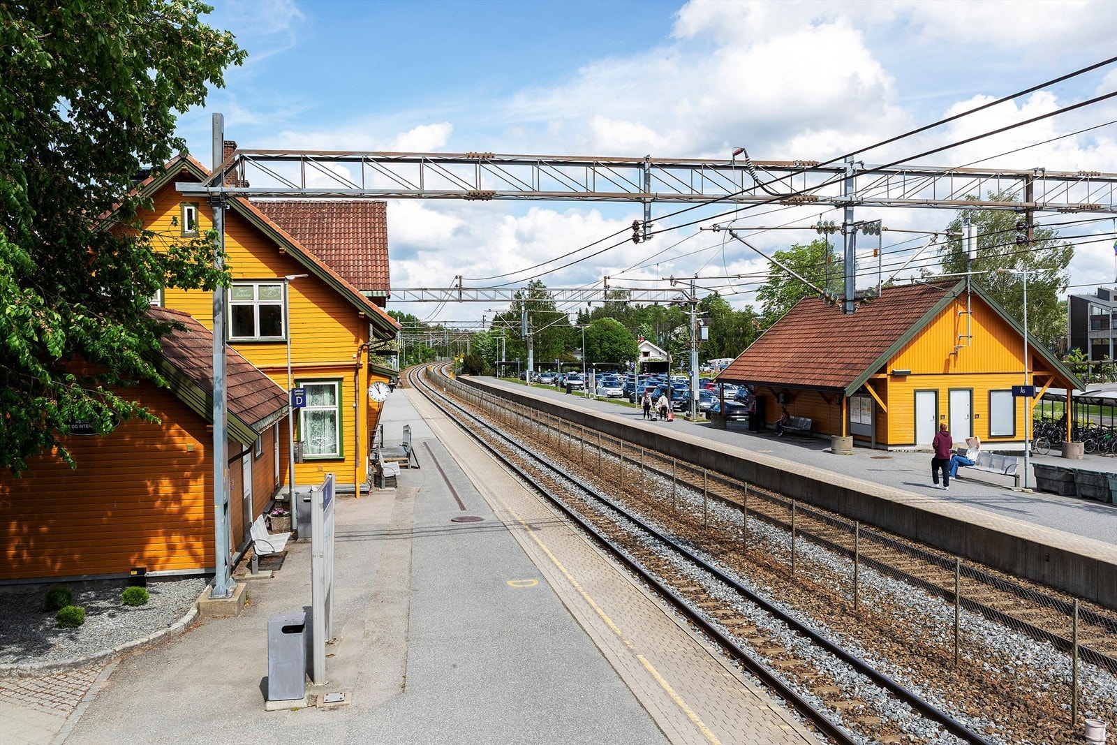 Fra Ås stasjon med gode togforbindelser. Galleribilde