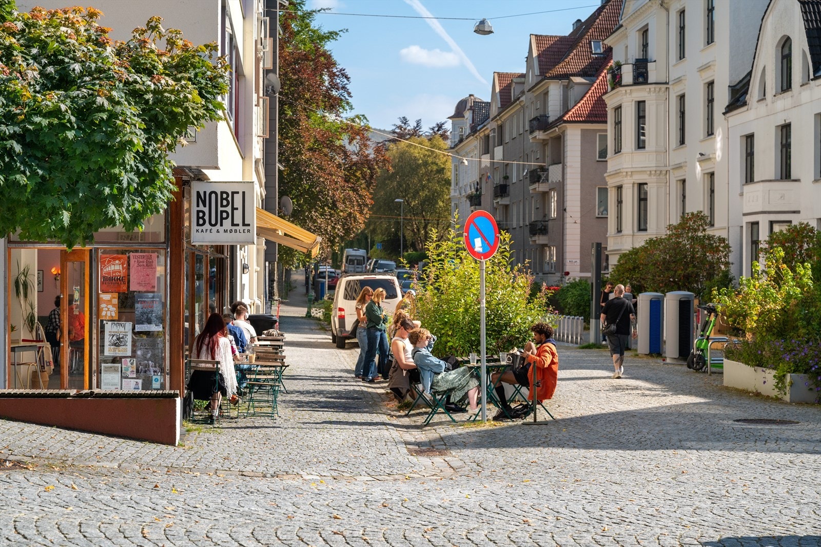 Område byr på et bredt resturant og kafetilbud, både på Møhllenpris og resten av Bergen sentrum. Galleribilde