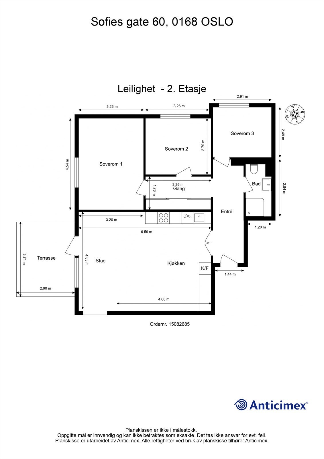 Plantegning Galleribilde