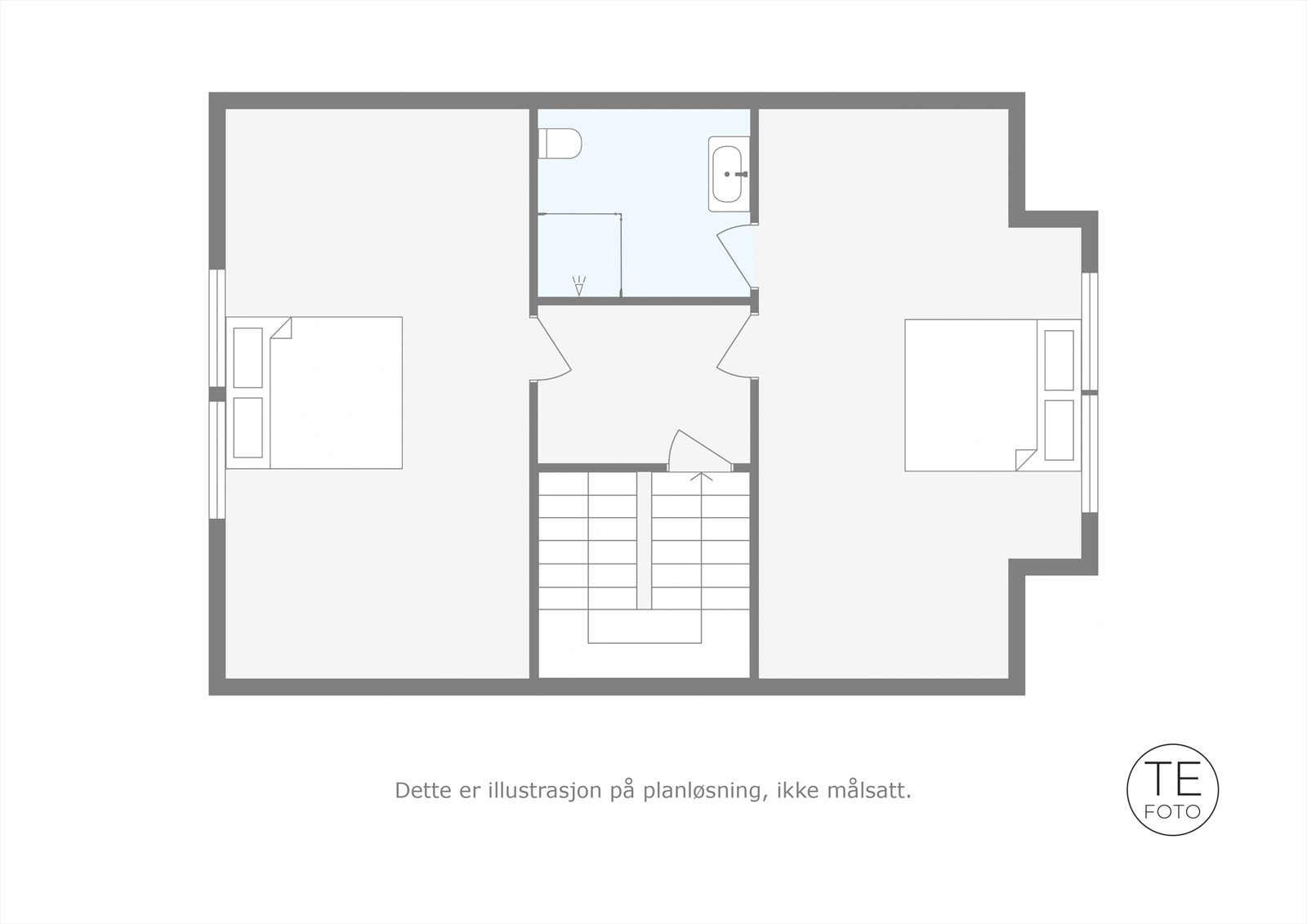 Plantegning 3. etg Galleribilde