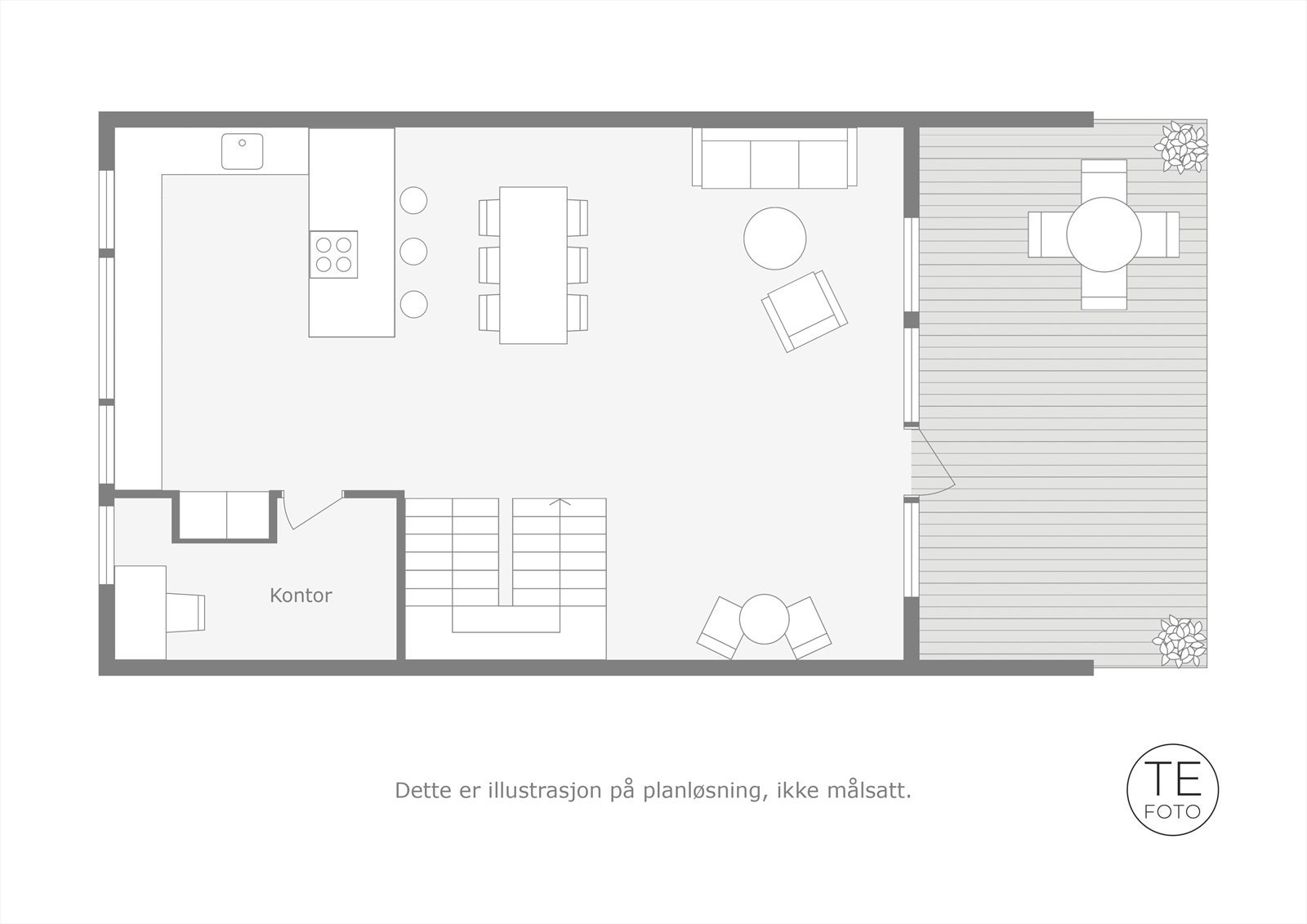 Plantegning 2. etg Galleribilde