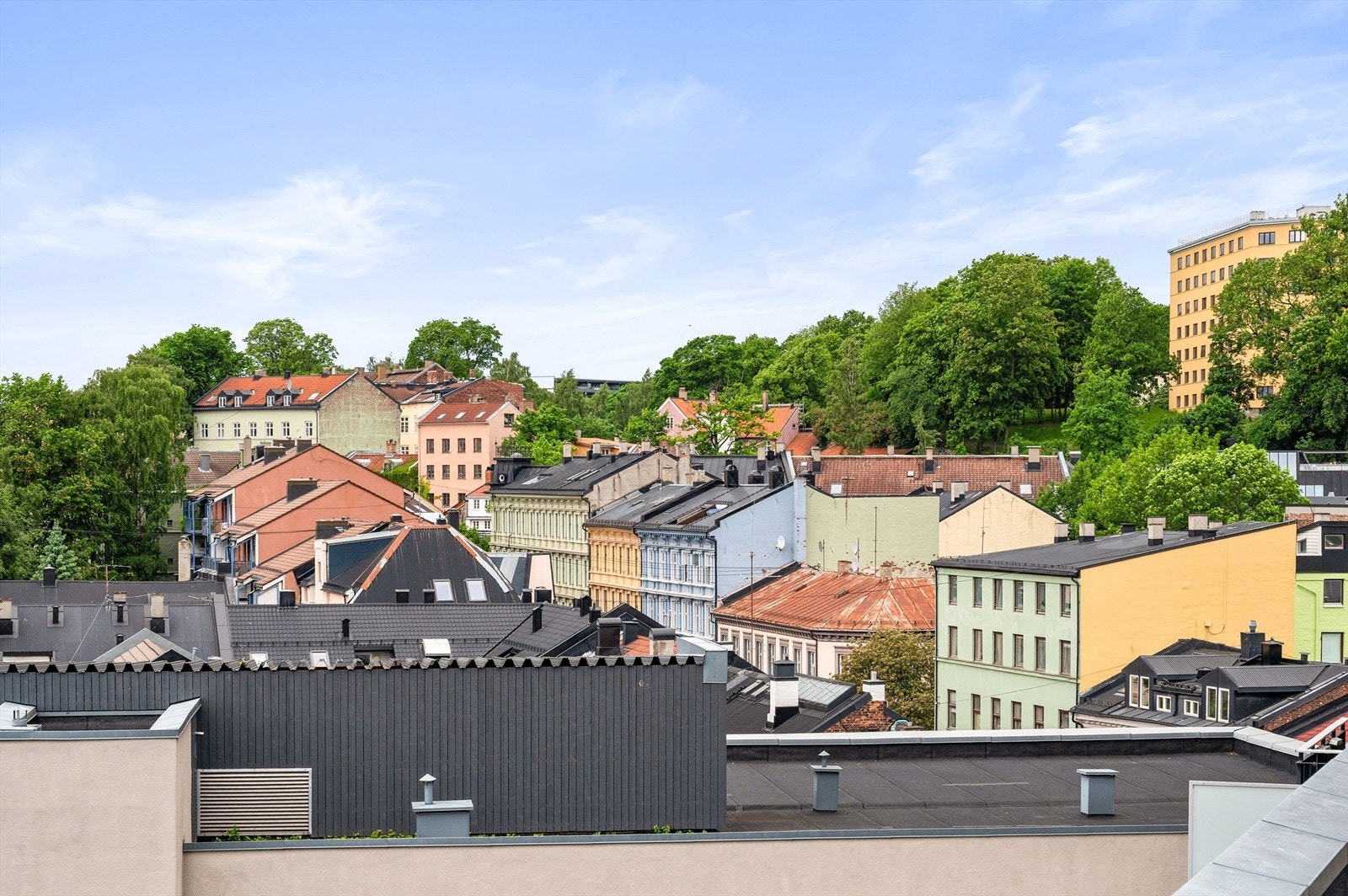 Eiendommen ligger svært sentralt i et område kjent for eldre og klassiske bygårder. Galleribilde