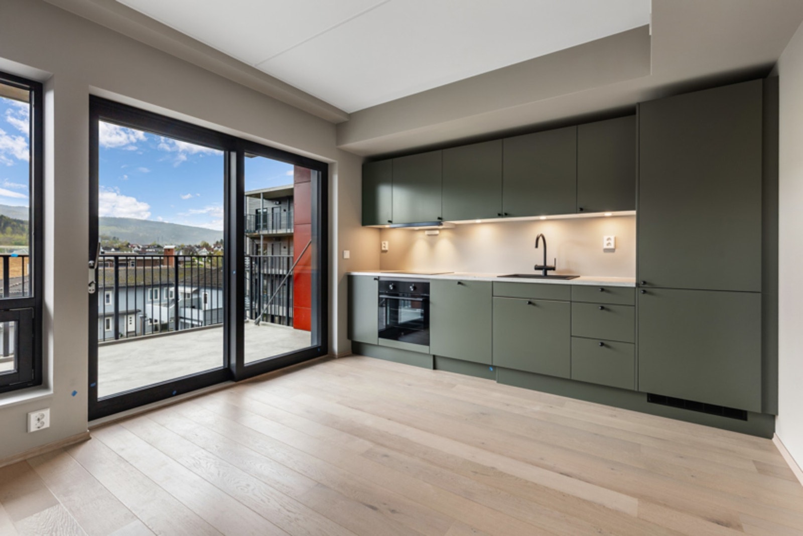 Slik kan det bli dersom man velger å innrede meg kjøkken. Galleribilde