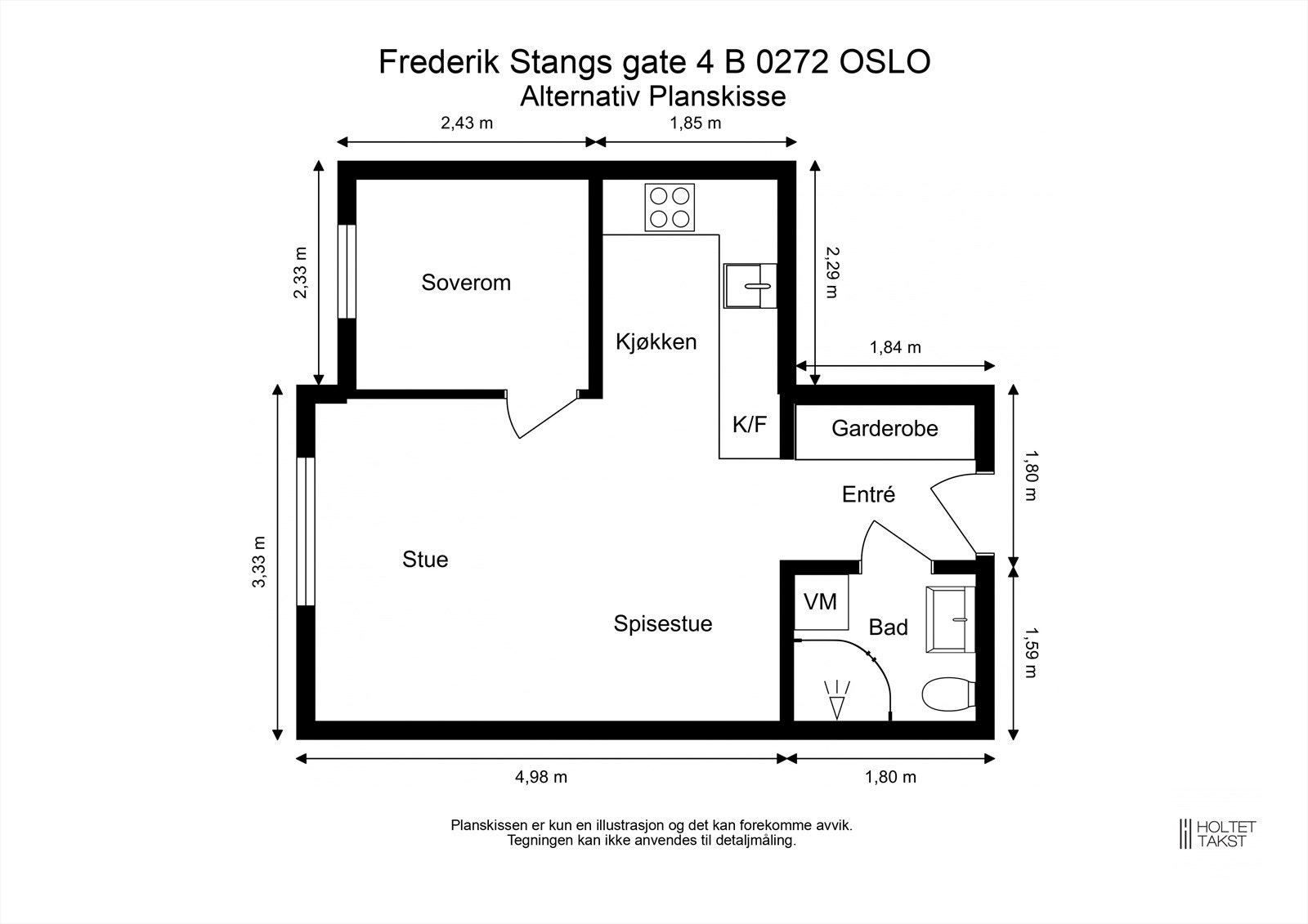 Alternativ plantegning Galleribilde