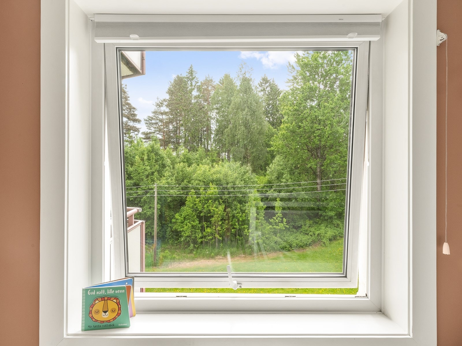 Hyggelig utsyn fra soverommet. Galleribilde