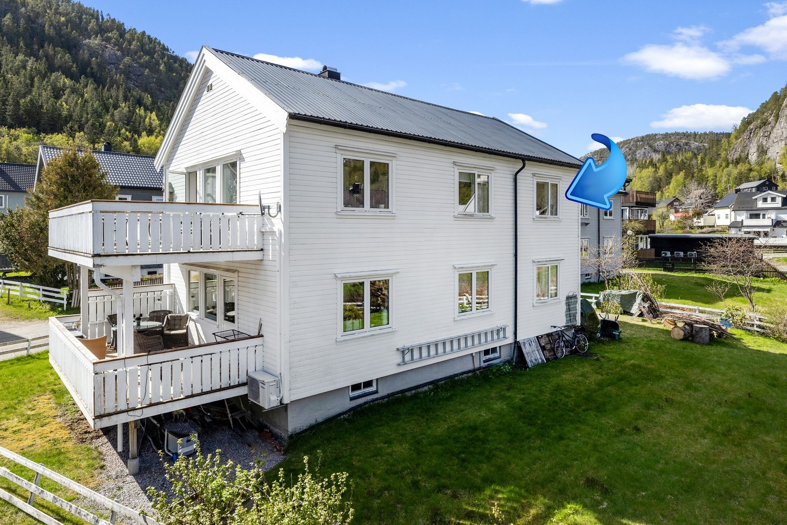 BL-leilighet i horisontaldelt tomannsbolig. Fine omgivelser på Prærien/Vestbyen Galleribilde