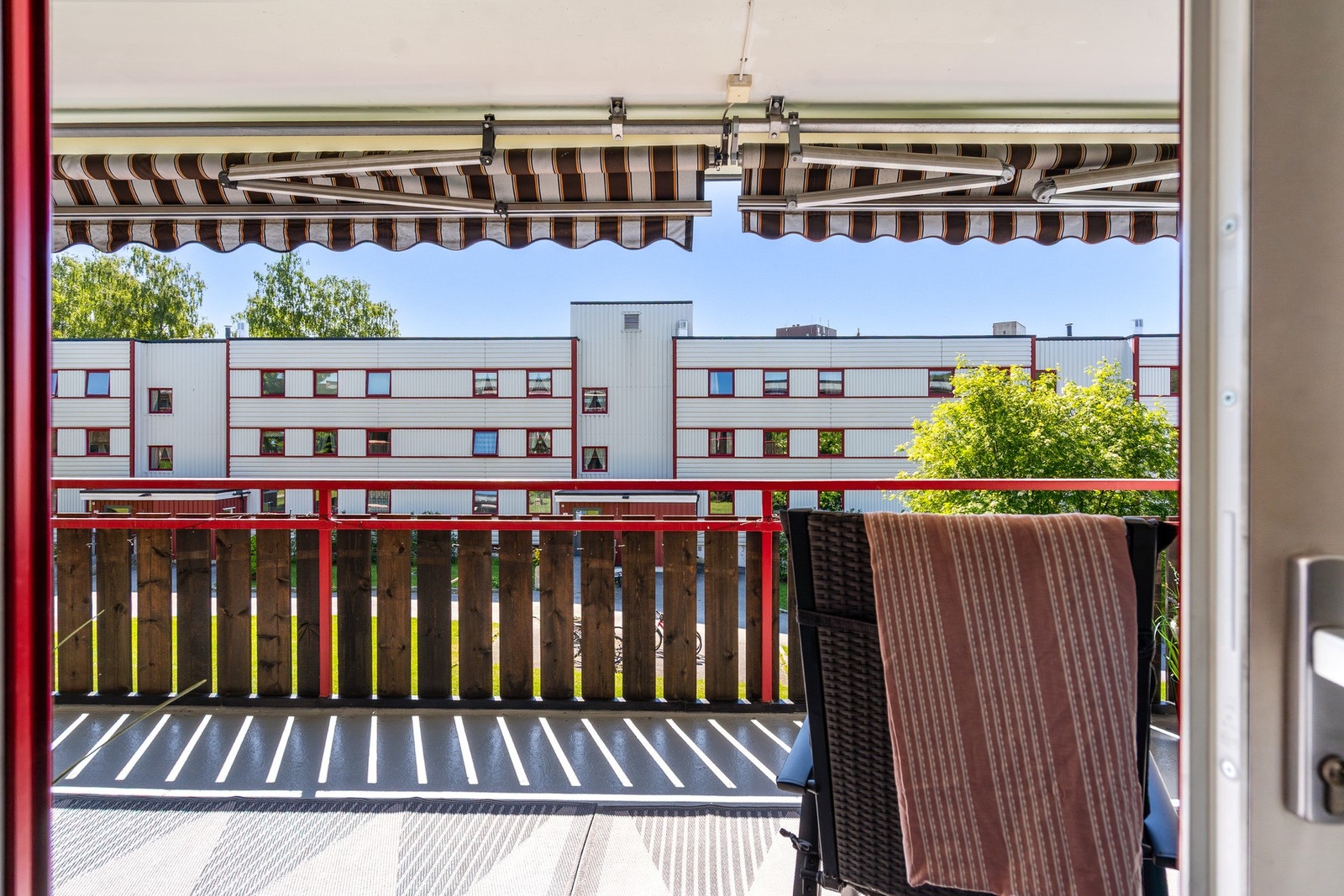På balkongen kan du lage deg en hyggelig uteplass. Galleribilde