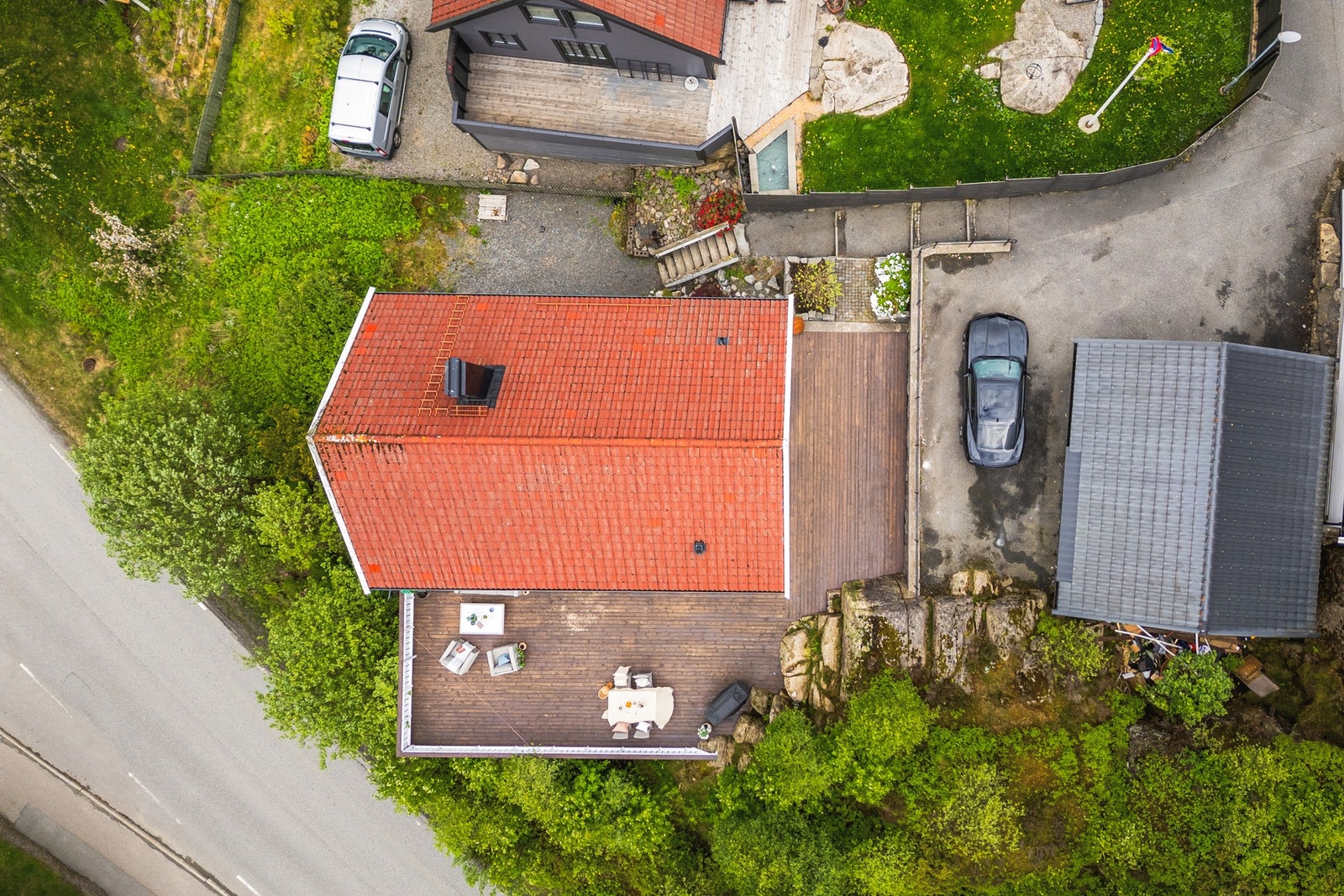 Tomten er fint opparbeidet. Galleribilde