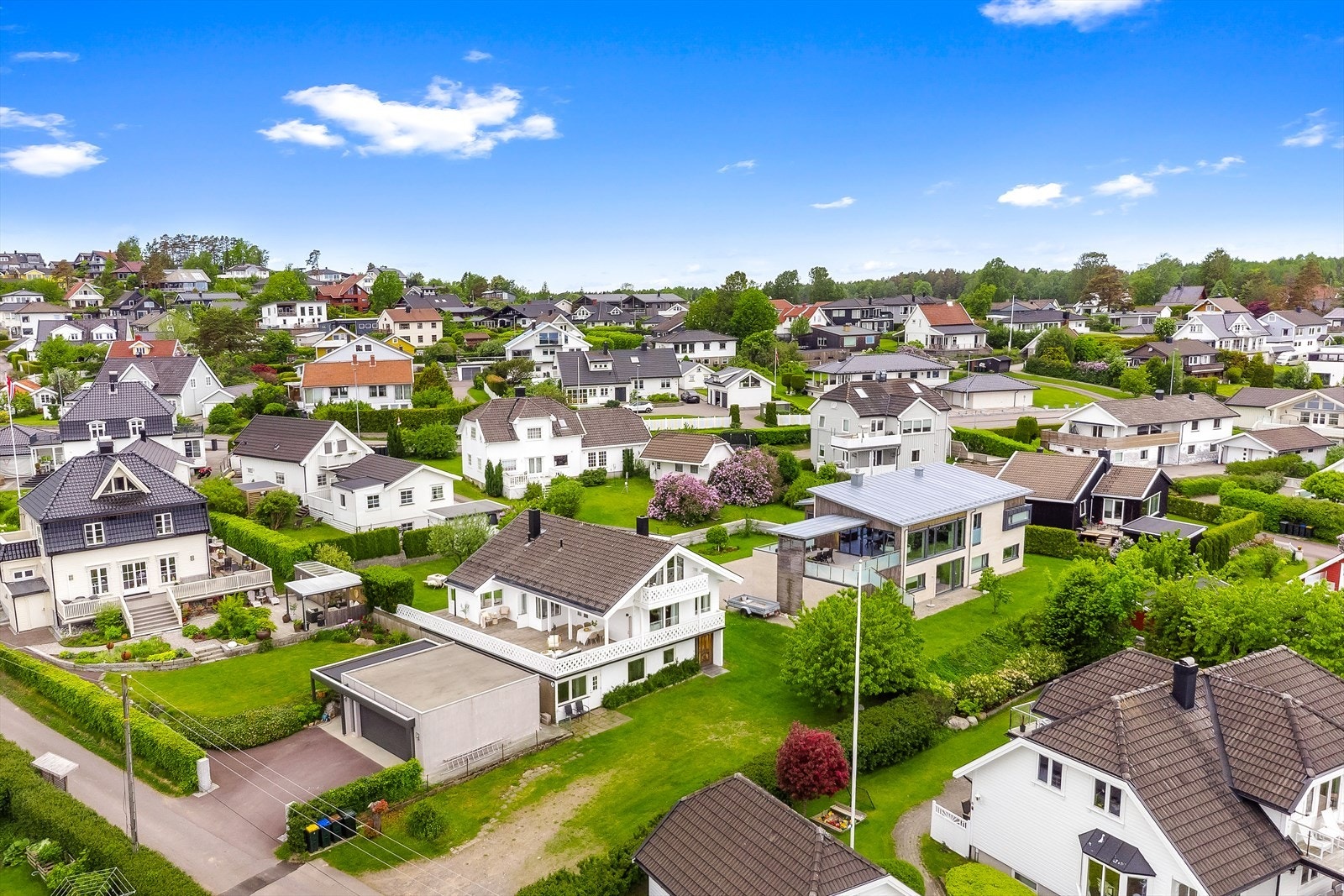 Oversikt over nabolaget. Galleribilde