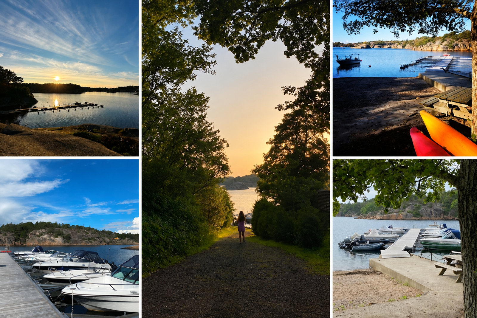 Fra hytta er det kun ca. 250 meter til sjøen. Parkeringen ligger et godt steinkast fra tomta. Galleribilde