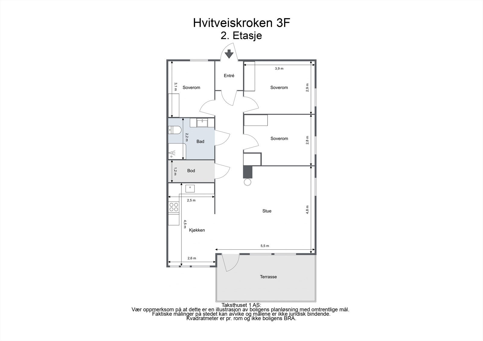 Planskisse Galleribilde