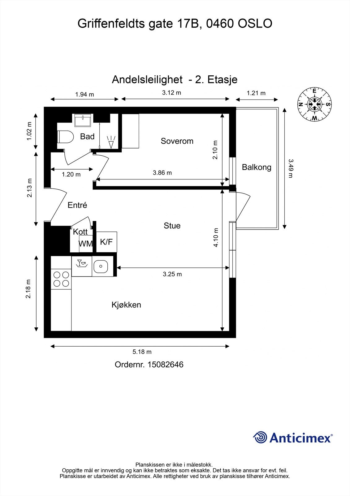 Plantegning 2. etasje Galleribilde