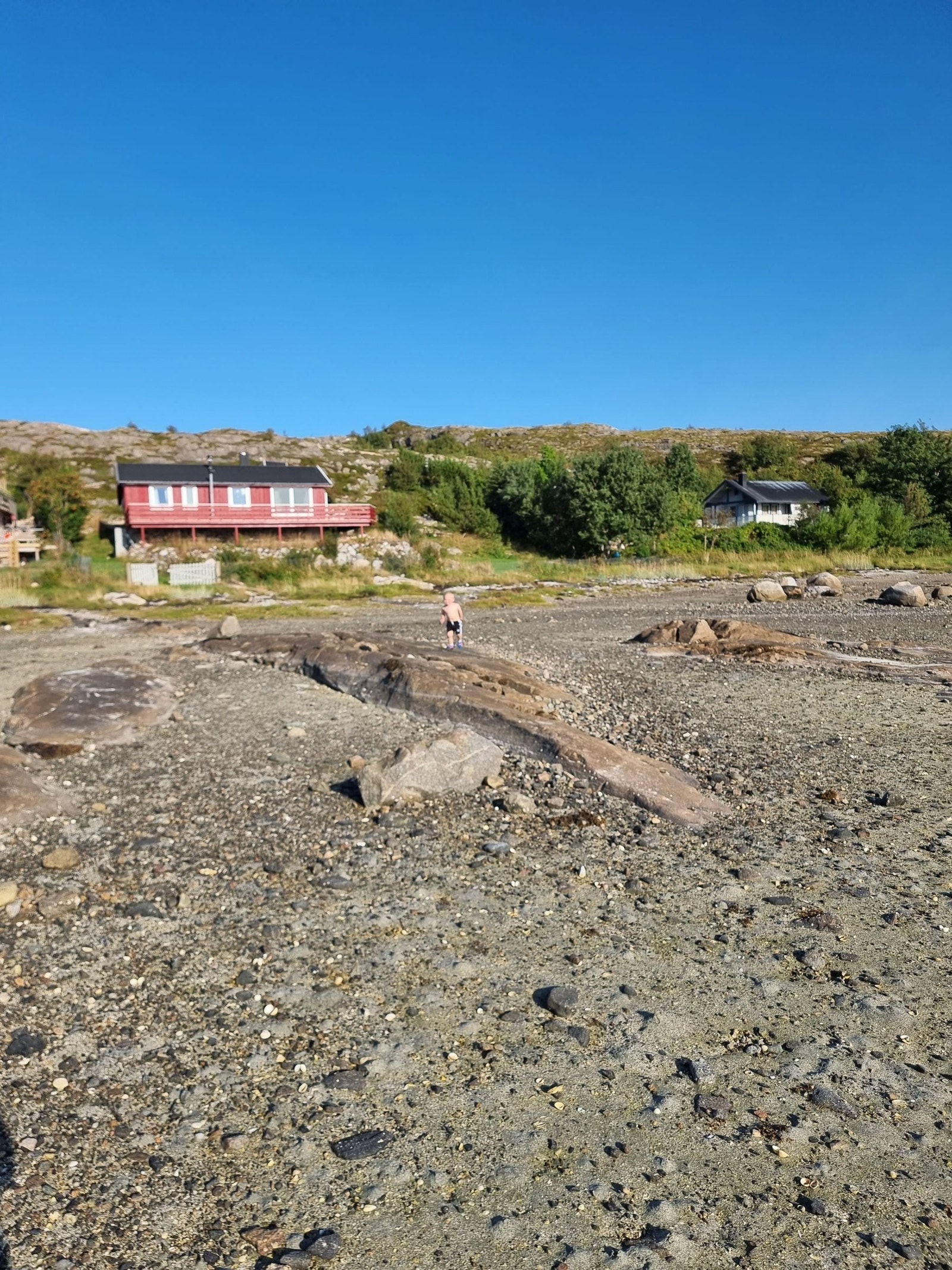 Hærlig lekeplass for barn når det er langfjære. Galleribilde