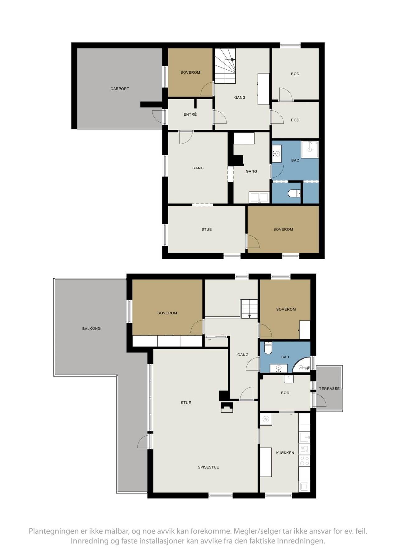 Plantegning Galleribilde