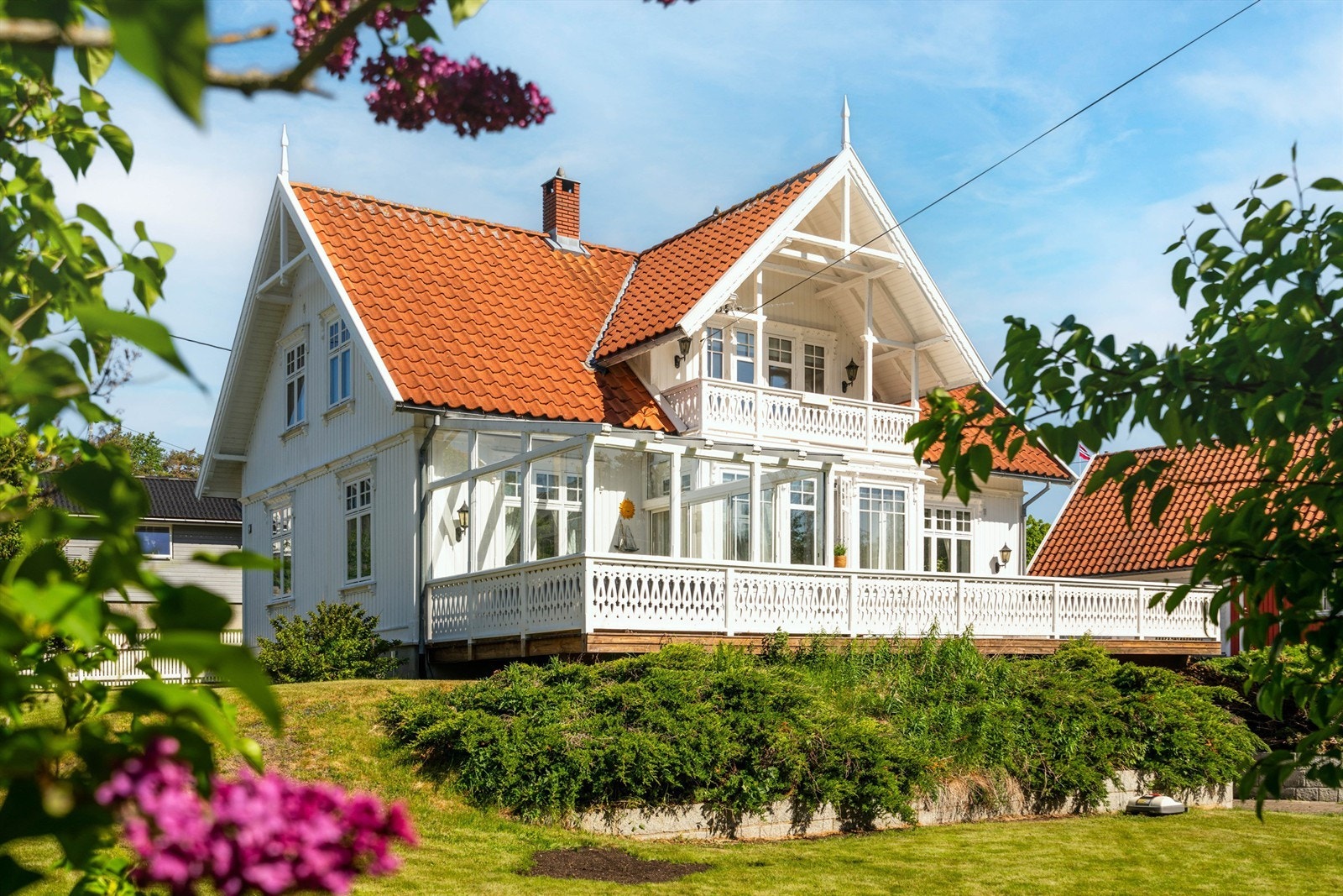 Boligen er opprinnelig fra 1928, men ble møysommelig restaurert i tidsrommet 1995-2000. Fotograf Stian Pendrup Galleribilde