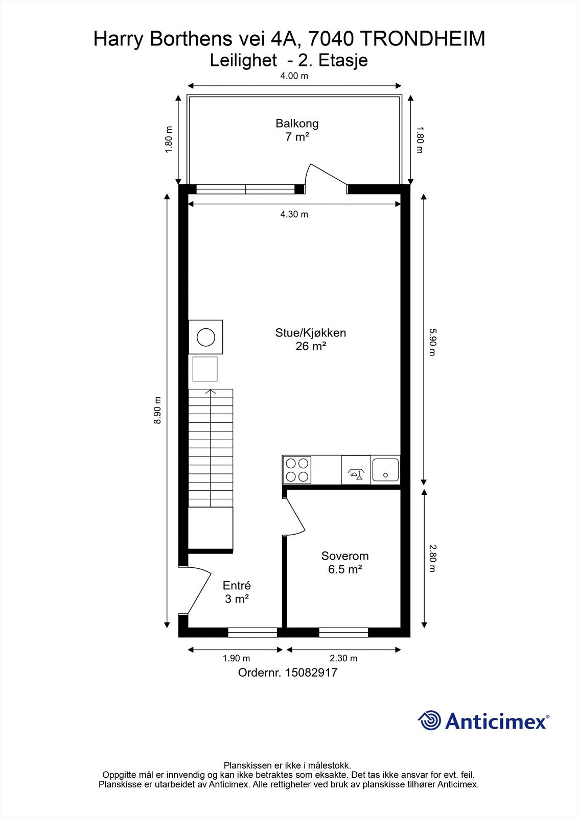Planskisse 3. etasje. Galleribilde