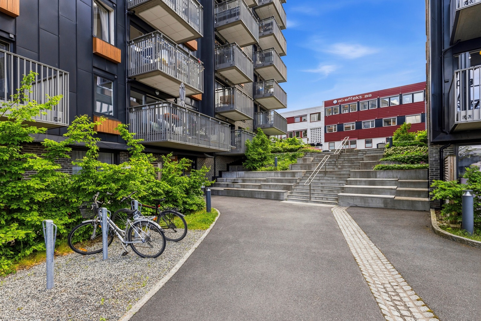 Borettslaget fremstår som veldrevet og disponerer flotte fellesarealer som bidrar til et attraktivt bomiljø Galleribilde