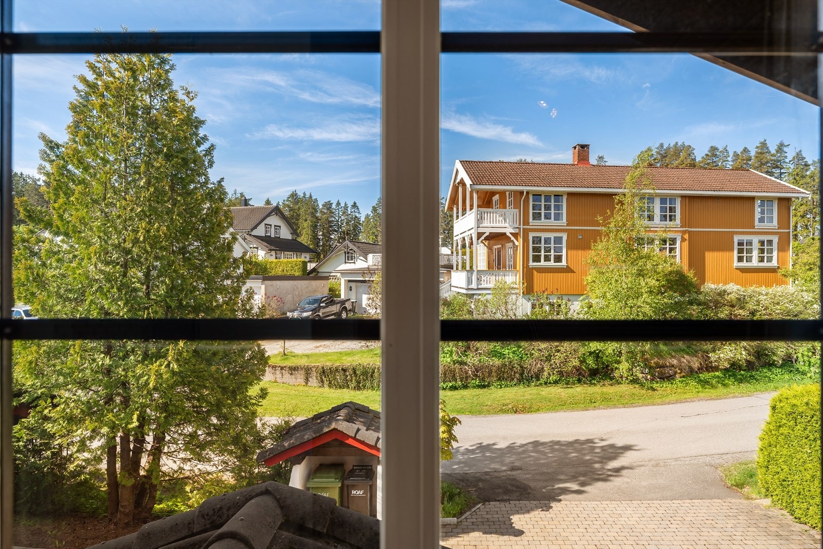 Utsikt fra soverommet. Galleribilde