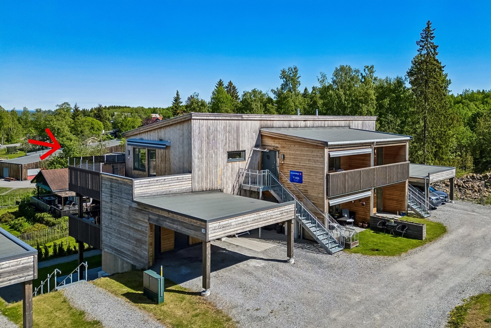 Leiligheten ligger i 2. etasje Galleribilde