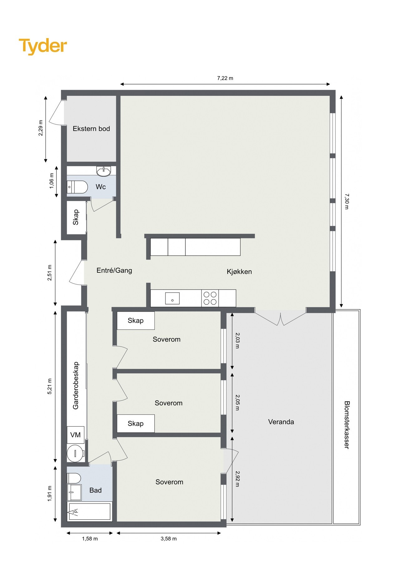Plantegning. Galleribilde