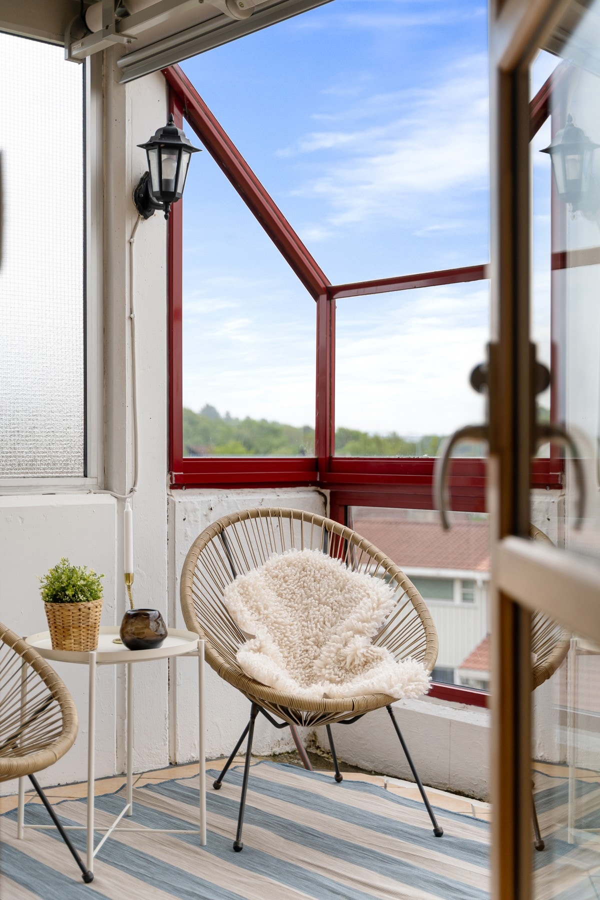 Her kan utsikten nytes uansett vær og årstid. Galleribilde
