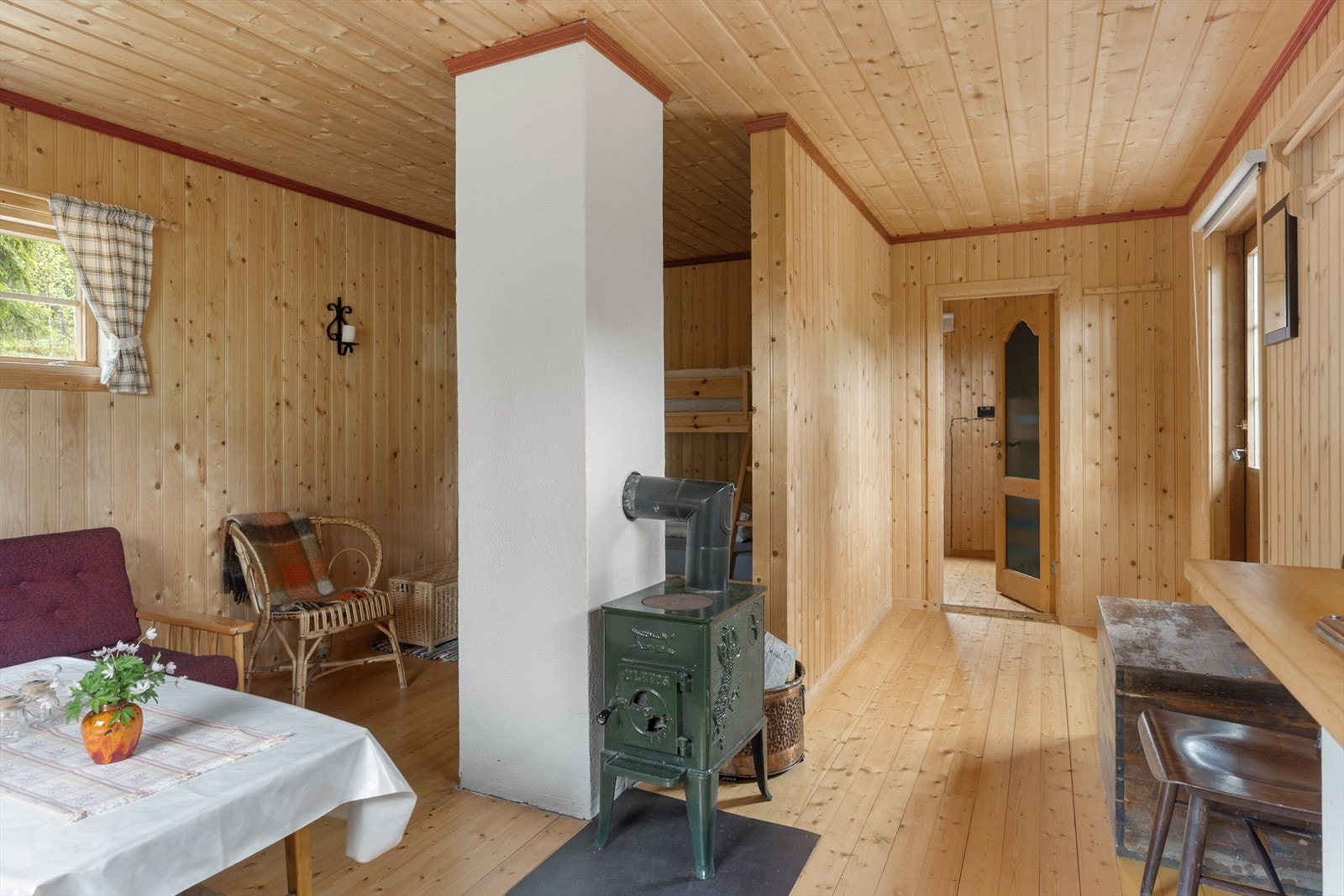 Vedovnen sørger for god varme. Galleribilde