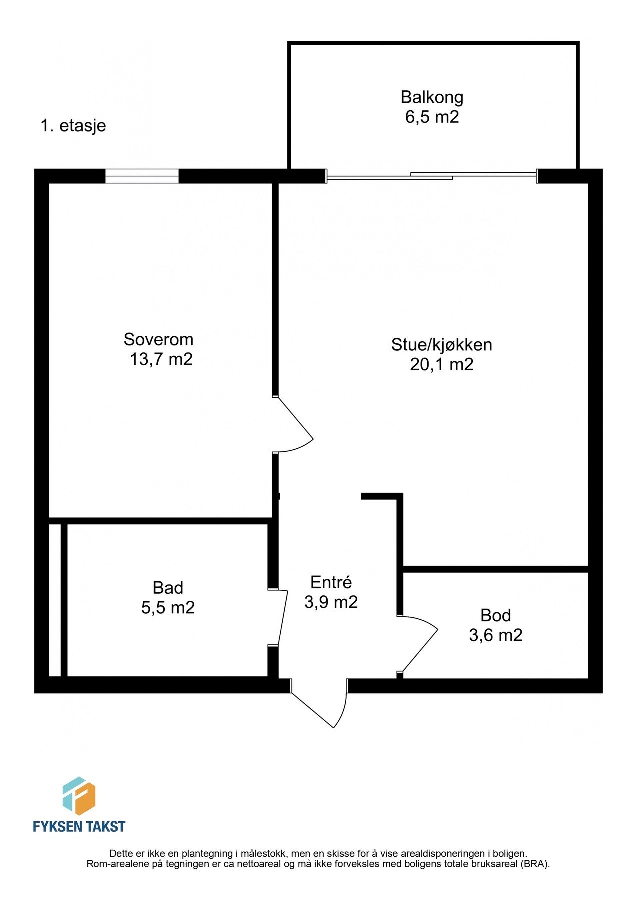 Gjør deg kjent med plantegningen. Galleribilde