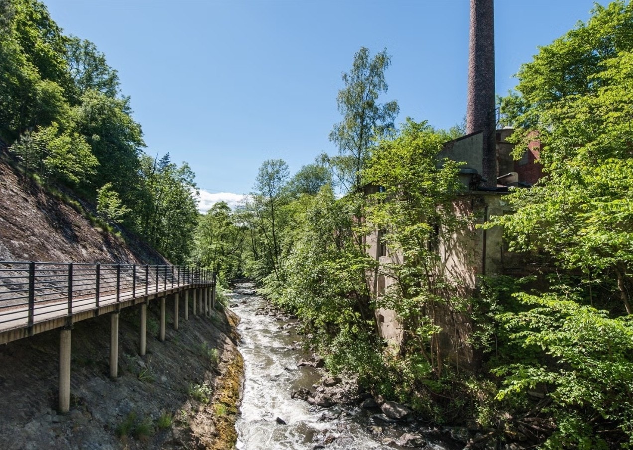 Flotte turmuligeter i området, blant annet Svartdalsparken og Alnaelva. Galleribilde