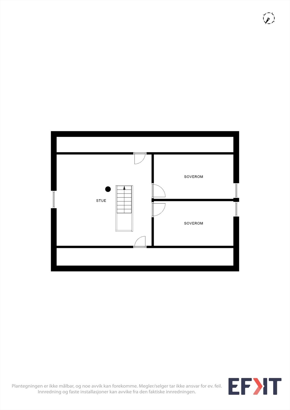 Plantegning loft. Galleribilde