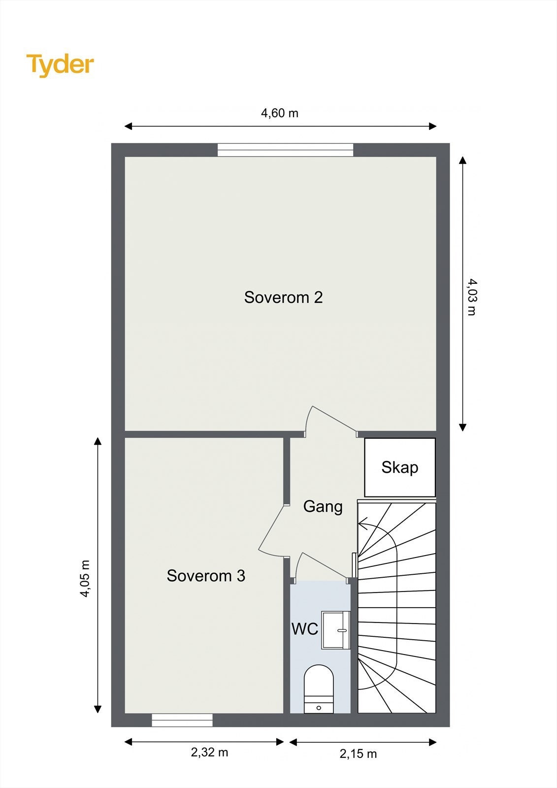 Planskisse 2.etasje Galleribilde