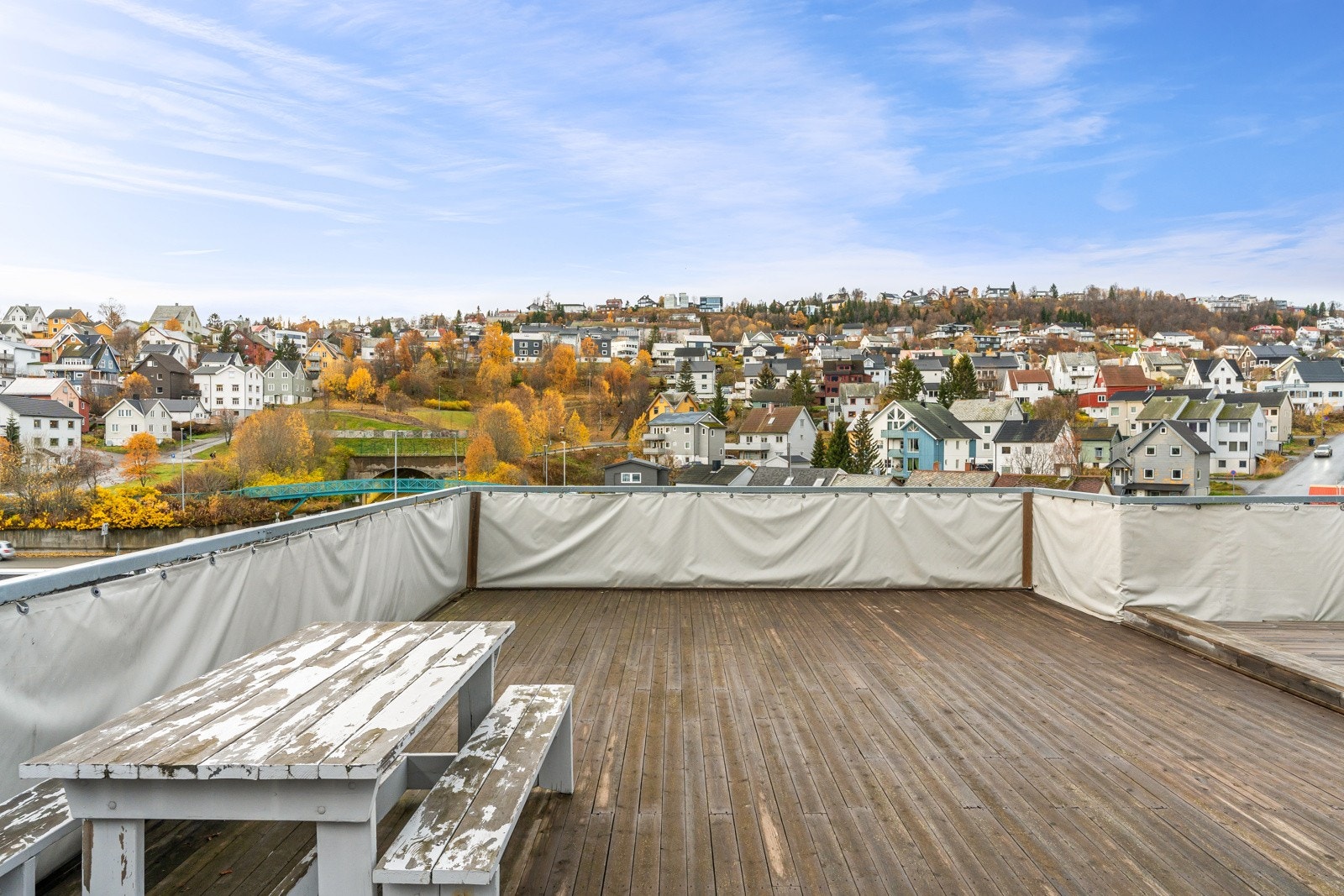 Her har man panoramautsikt og kveldssol. Galleribilde