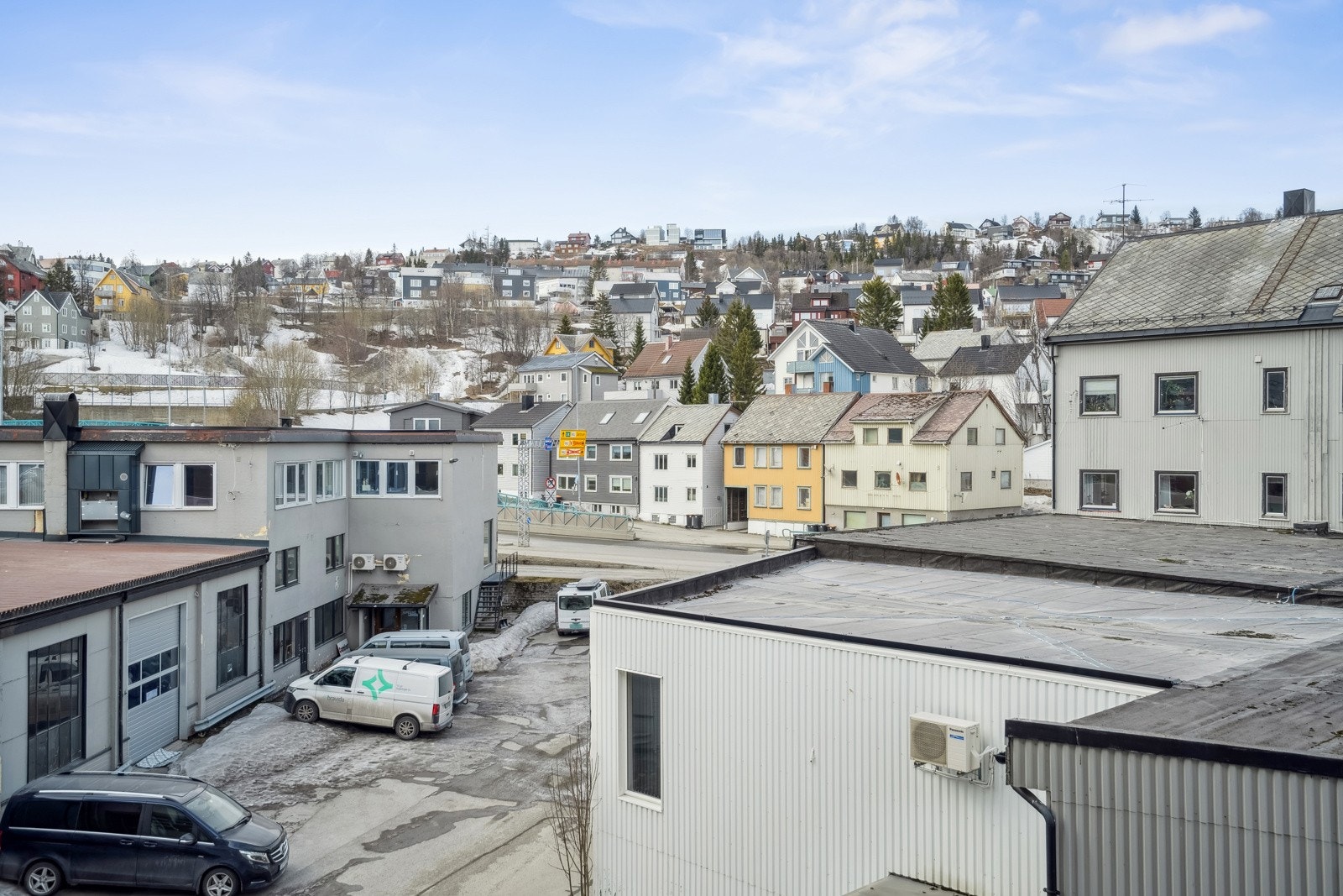 Her har man fine solforhold på ettermiddagstid. Galleribilde