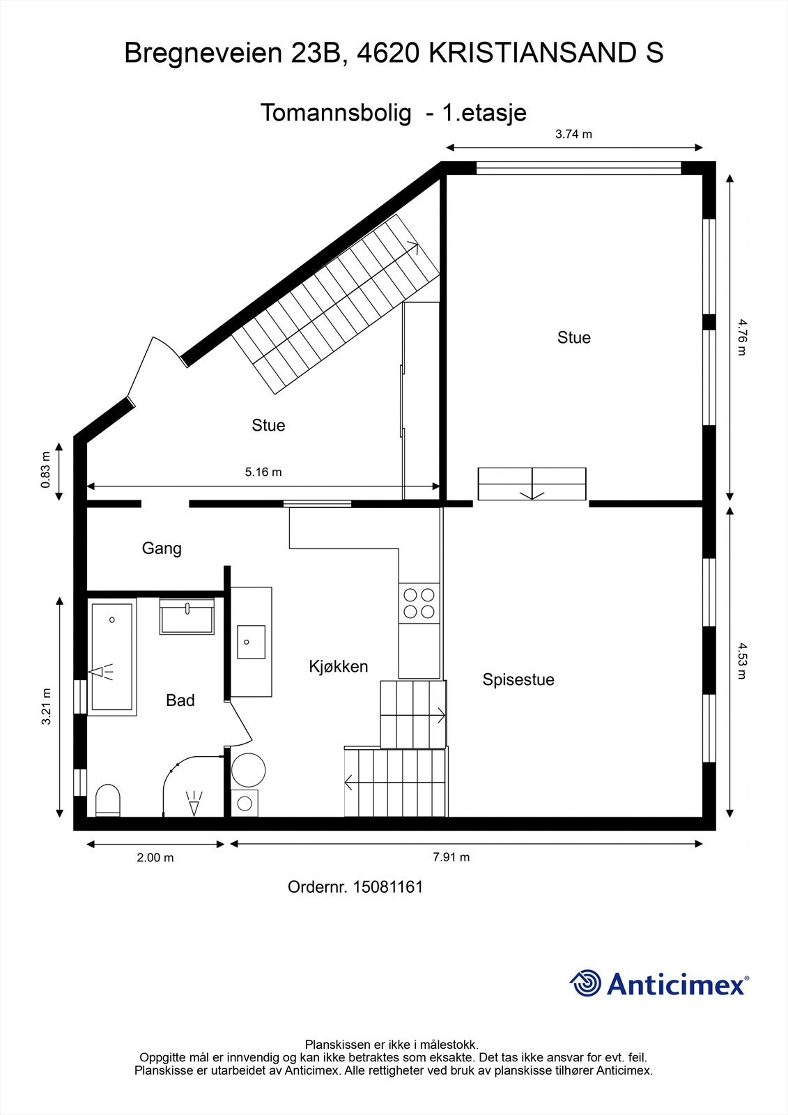 Plantegning - 2. etasje Galleribilde