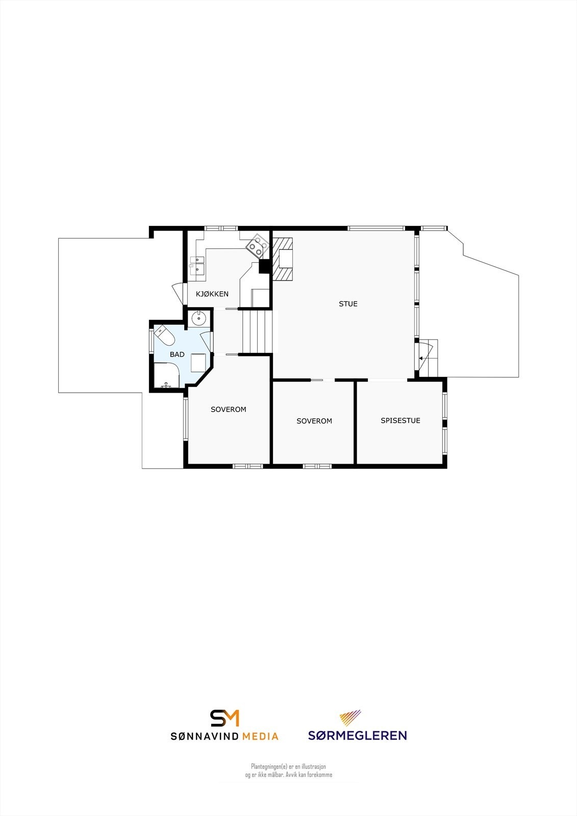 Plantegning Galleribilde
