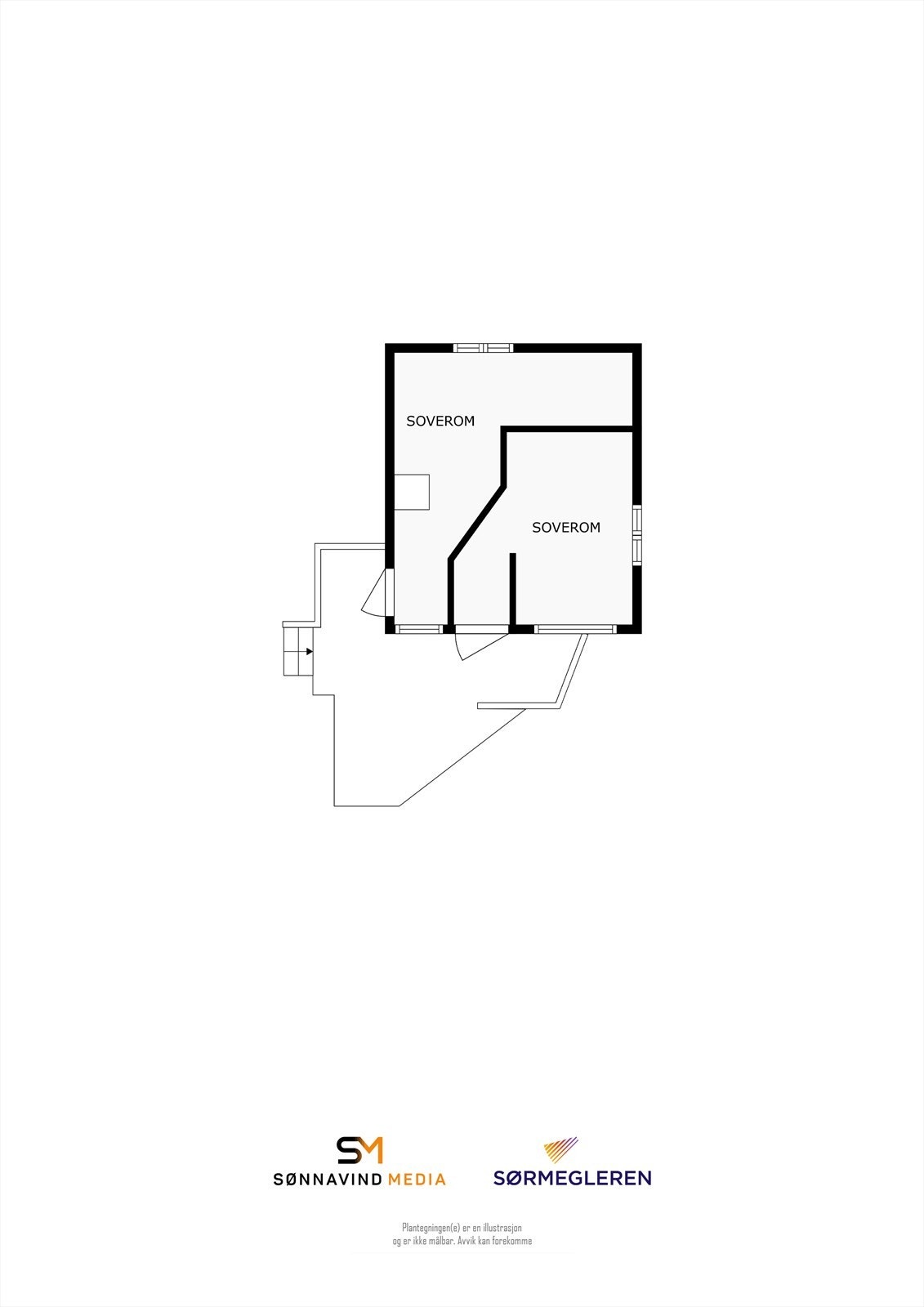 Plantegning anneks Galleribilde
