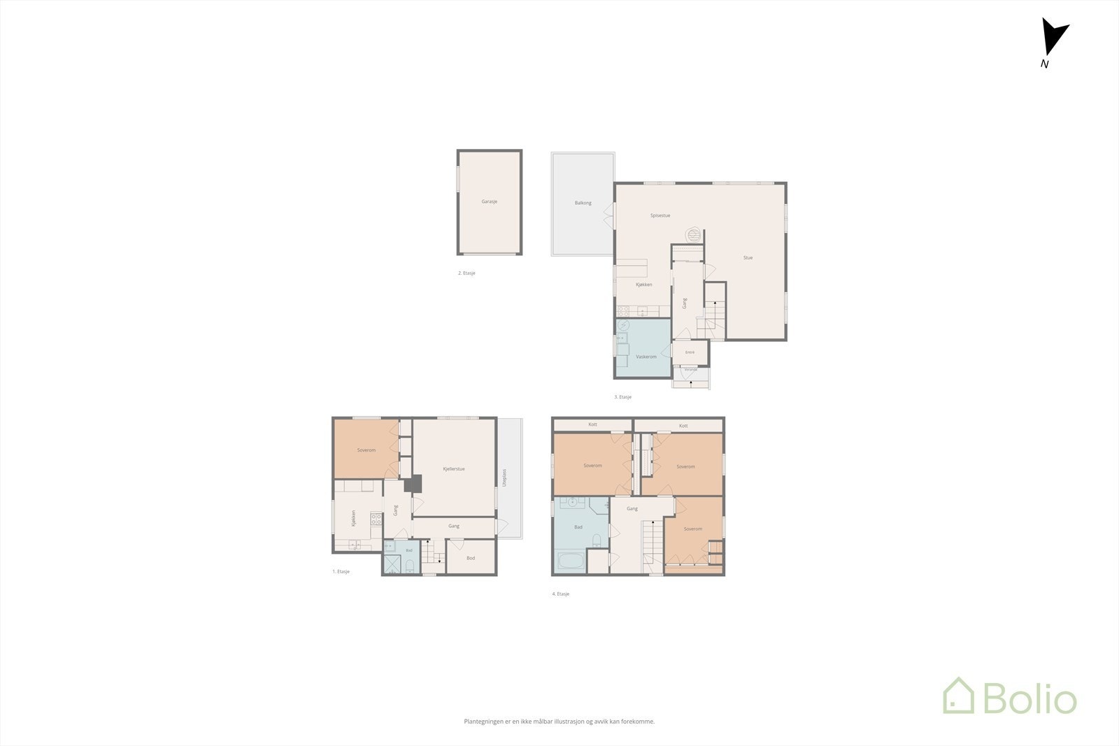 Plantegning Galleribilde
