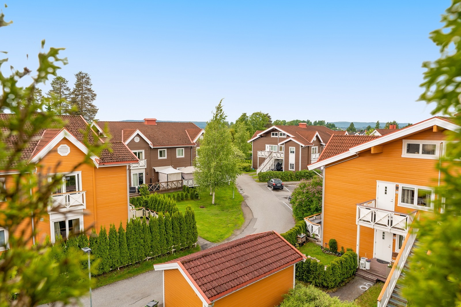 Utsikt fra terrassen Galleribilde