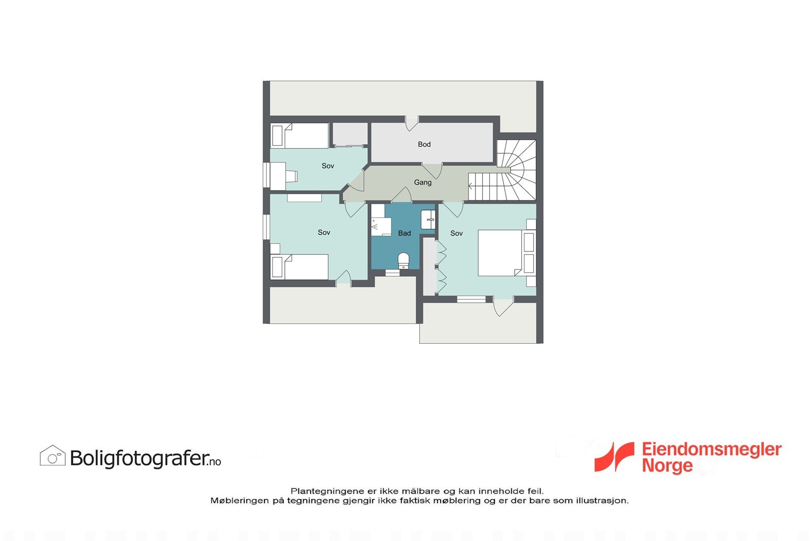 Plantegning 2.etg Galleribilde