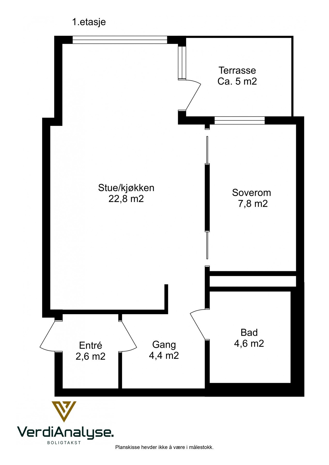 Planskisse. Galleribilde